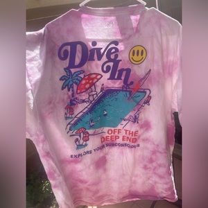 A Lab Pink TieDye T shirt